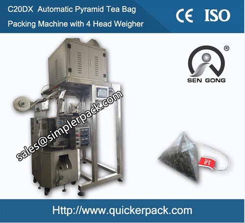 Pyramid Nylon German Chmomile Tea Bag Packing Machine