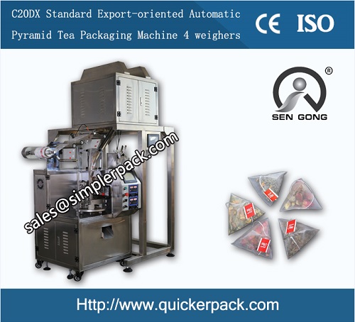 Pyramid Sented Tea Bag Packing Machine