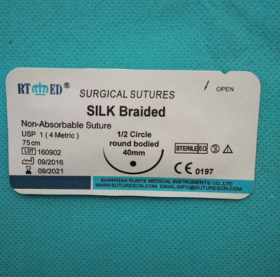 Surgical Silk Suture With Needle