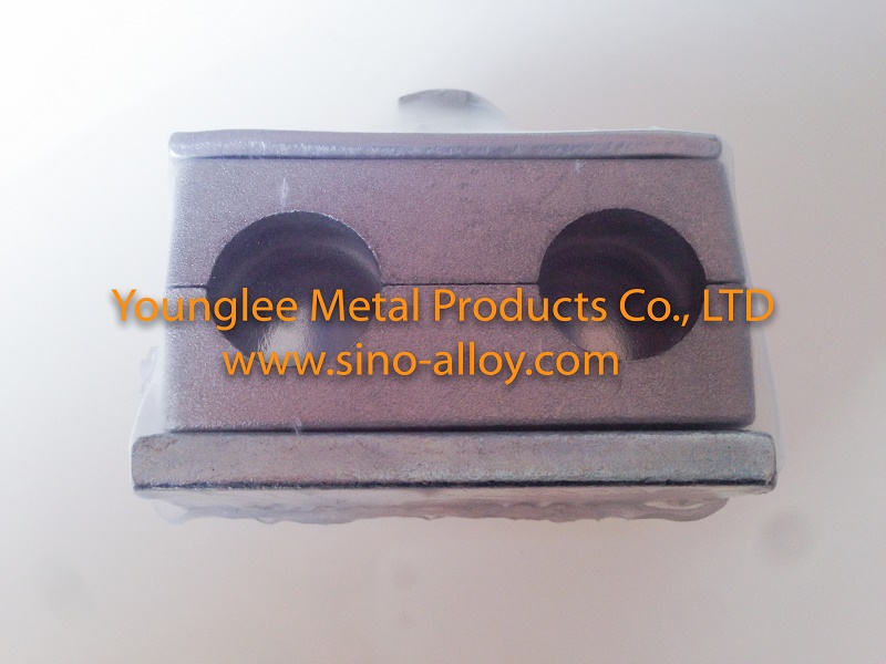 Aluminum pipe clamps to German standard DIN 3015 