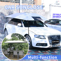 Front Windshield Shades Type Polyester Material Foldable Car Sunshade