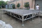 Non - Slip Lightweight Aluminium Stage Platform , Fashion Show Adjustable Stage Platform