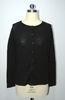 Pure Wool Round Neck Womens Cardigan Sweaters Various Color 170g