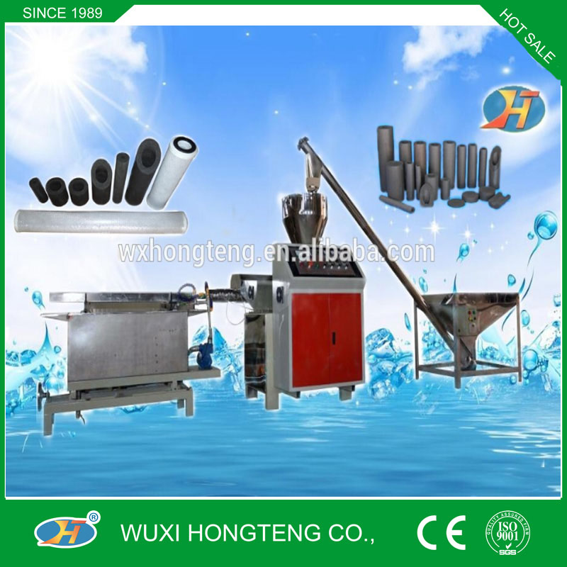 Full automatically cto activated carbon filter cartridge machine