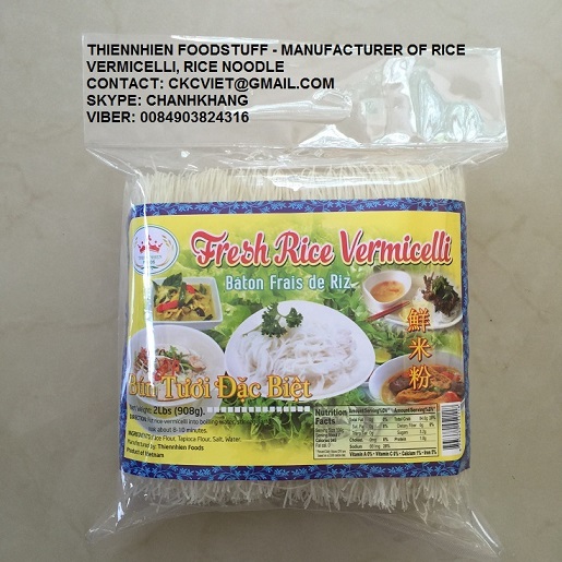 Vietnamese dried rice vermicelli & acute;Bun Tuoi& quot;