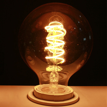 New design and hot product CE RoHS 2200K G95 E27 Flexible led edison bulb