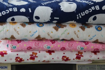 2017 hotsale cartoon print flannel fabric