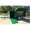 Single Axle 7x5 Lawn Mowing Trailer , Lawn Mower Utility Trailer For Garden