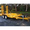 3200 KG 8x5 Tandem Plant Trailer , Heavy Duty Equipment Trailers For Transport