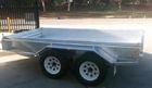 Galvanized Solid Axle 8 X 5 Box Trailer Heavy Duty With Swing Handles