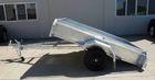 Single Axle 7x4 Galvanized Utility Trailer Heavy Duty , Galvanised Tipping Trailer