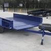 Transport 8 X 5 Tandem Box Trailer , Checker Plate 8x5 Tradesman Trailer