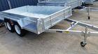 Electric Pallet Tandem Box Trailer 10x6 Tandem Trailer With 350mm Side