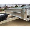 Custom 8x5 Galvanized Tandem Trailer , 8x5 Tandem Trailer With Cage