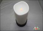 Garden White Solar Outdoor Lighting Dia.7.62cm X 15.24cm Height