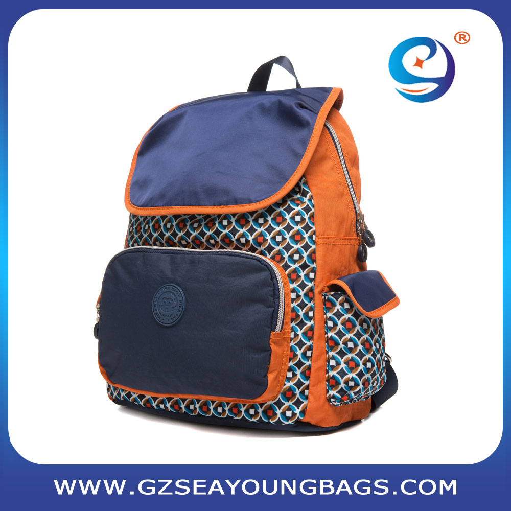High quality popular leisure backpack nice design ladies bag