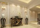 Custom Protective Silk Textile Wall Covering Villa Decoration 3.1 Meter Height