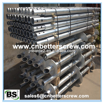 Hot Dipped Galvanized Round Shaft Helical Piers