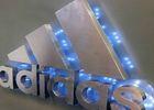 Backlit Brushed Stainless Steel Letters Signs , Lighted Outdoor Signs For Business