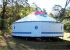 Traditional Mongolian Canvas Yurt Tent , Easy To Assemble Mongolian Style Tents