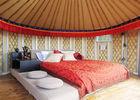 21 Square Meters Mongolian Homes Yurts Tent For Living Waterproof Sun Proof