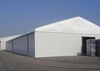 15x40m Canvas Steel Frame Industrial Storage Tents , Outdoor Warehouse Tents