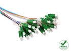 LC / APC Fiber Optic Patch Cord Color Code , Single Mode Fiber Jumpers For FTTH