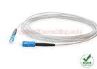 SC to SC Drop Fiber Optic Patch Cord , White Drop Cable for FTTH