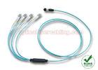 Hybrid Harness MTP / MPO Cable , Hybrid Harnessed Fiber Optic Trunk Cable