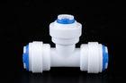 T Type Quick Connect Tee , Food Grade Water Quick Connect Fittings