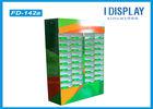 Greeting Card Corrugated Cardboard Floor Display Stands 36 Cells Printing