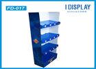 Supermarket Custom Floor Display Racks , 4 Tray Cardboard Bakery Display Shelves