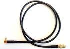 SMA Male To MCX Male Extension RG 178 Cable Black For Telecom