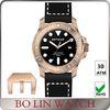 ETA 2824 Swiss Automaic Mens Bronze Watch For Diver 50 Atm WaterProof