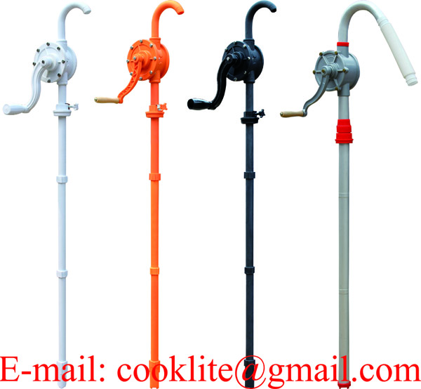 Aluminum and Plastic Rotary Vane Hand Drum Barrel Pump