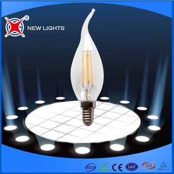 2017 New Lights 2700K 2w/4wC35T led filament bulb 