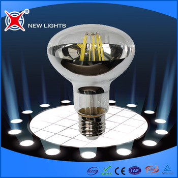 2017 Energy saver  4w /6w/8w E27 /E26/ B22 aluminum reflector R80 LED Filament Bulb