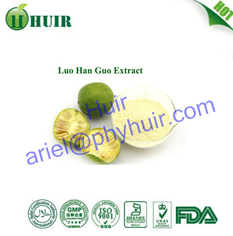 Fast Delivery Luo Han Guo Extract Powder / Monk Fruit Extract with Mogrosides 30% 80% 90% 98% 99%