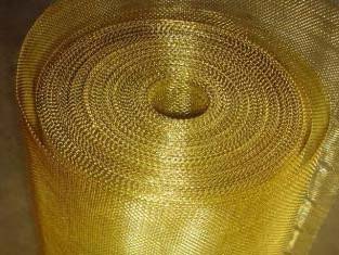 China steel mesh manufacturers Brass Wire Mesh