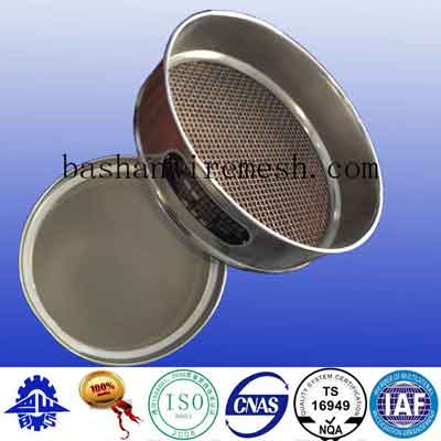 Electric Lab Standard Laboratory Shaker SS Wire Mesh Test Sieve 