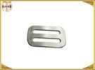 Middle Bar Handmade Stainless Steel Belt Buckles For Men , Metal Side Release Watch Strap Buckle