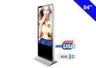 Indoor Free Standing LCD Display 450Cd / M2 55& quot; Auto Copy To USB