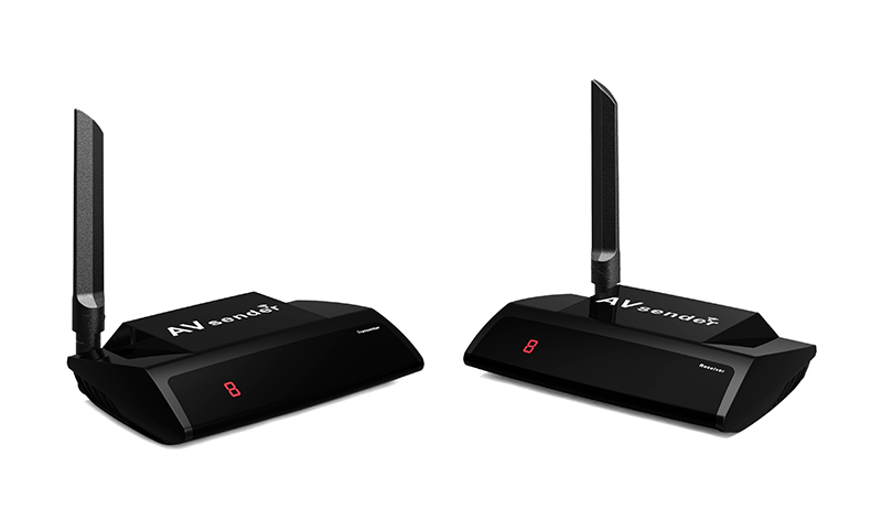 5.8GHz 300 trasmettitore Meter Wireless HDMI e ricevitore con 8 canali selezionabili