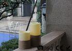 White Led Pillar Candles / Electric Pillar Candles For Indoor LP-001