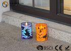 Lovely Halloween Flameless Candles , Led Halloween Candles 100 / 180 / 375g