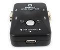 HD 2 Port Usb Switch , Monitor And Keyboard Switch With Button C Selection