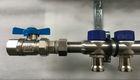 Short Flowmeter S S 304 9 zones House Water Manifold for Floor Heating Systems