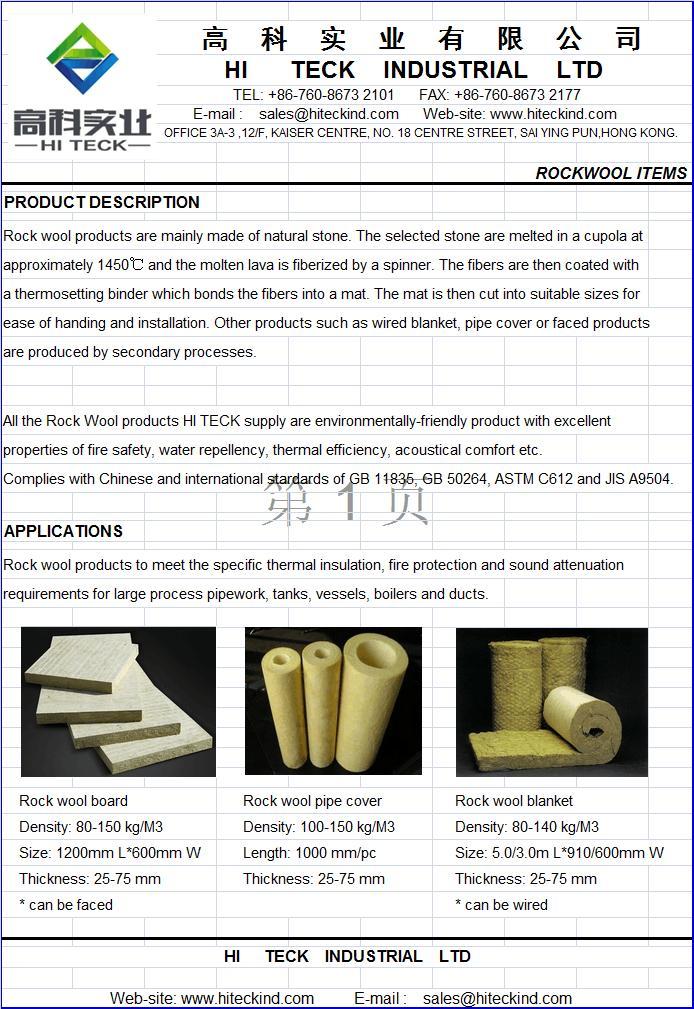 Rockwool, Mineral Wool