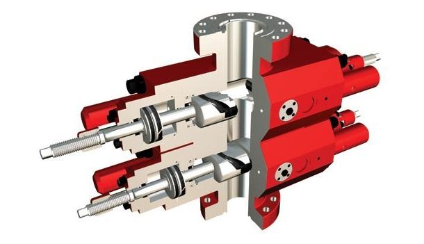 model 2FZ35-35 hydraulic double ram BOP