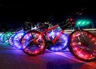 Fancy Colorful Led Bike Wheel Lights USB For Bicycle Spokes High Brightness